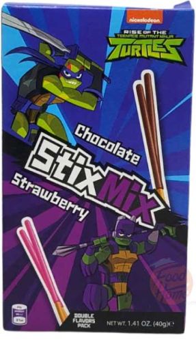 Sweetbox Factory nickelodeon 	chocolate strawberry StixMix, 2-packs, 16x40-gram boxes (master case of 6)