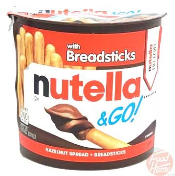 Nutella &Go! hazelnut spread + breadsticks, 1.8-ounce shaped plastic (case of 16)