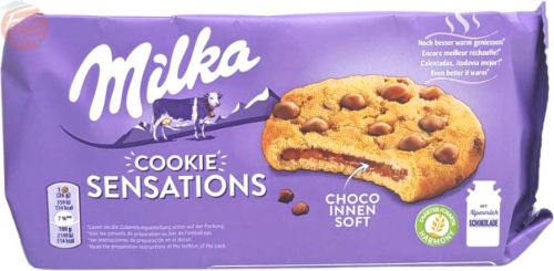 Milka Cookie Sensations coco innen soft creme filled cookie, 156-gram wrapper in box (case of 12)