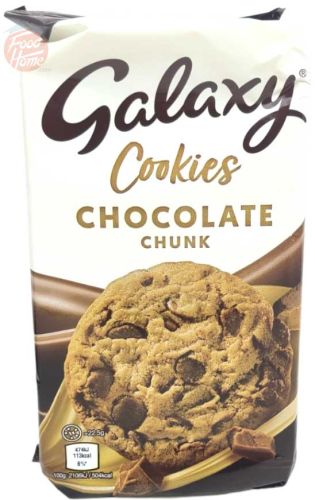 Galaxy chocolate chunk cookies, 180-grams in wrapper in box (case of 8)