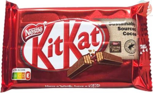 Nestle Kit Kat milk chocolate covered wafers candy bar, 4-finger, 41.5-grams in wrapper (case of 36)