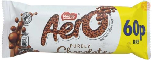 Nestle Aero bubbly milk chocolate bar, 36-gram wrapper (case of 24)