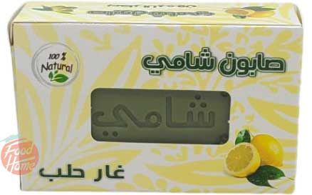 Shami lemon perfume, natural olive oil bar soap, 150-grams in box (case of 24)