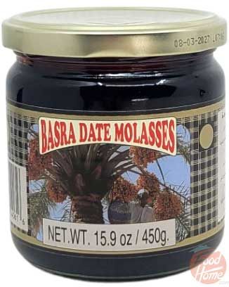 Mediterranean Basra date molasses, 450-gram glass jars (case of 12)