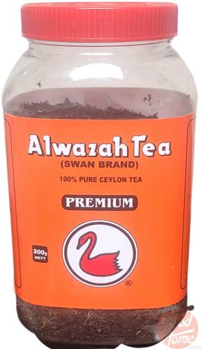 Alwazah Swan Brand premium loose leaf tea, 300-gram plastic jar (case of 12)