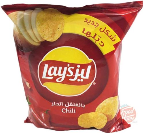 Lay's chili flavor potato chips, 48-gram bags (case of 20)