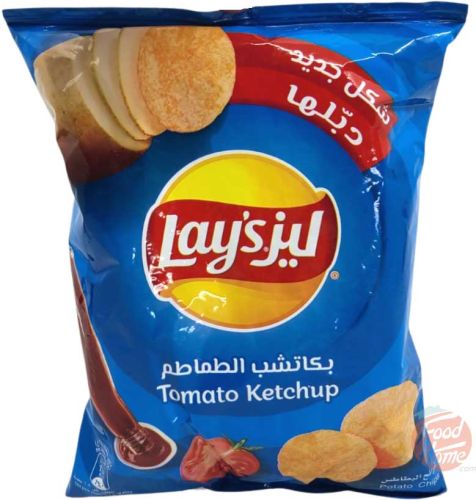 Lay's tomato ketchup flavor potato chips, 48-gram bags (case of 20)