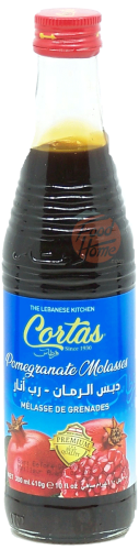 Cortas pomegranate molasses 10-fluid ounce glass bottle, case of 24