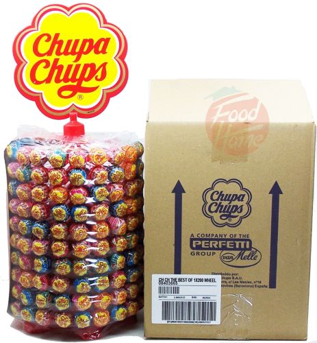 Chupa Chups(r) the best of lollipops display wheel, 12-grams 200-count display