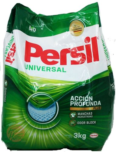 Persil Universal accion profunda plus, powder laundry detergent, 3-kilogram bags in box (case of 6)