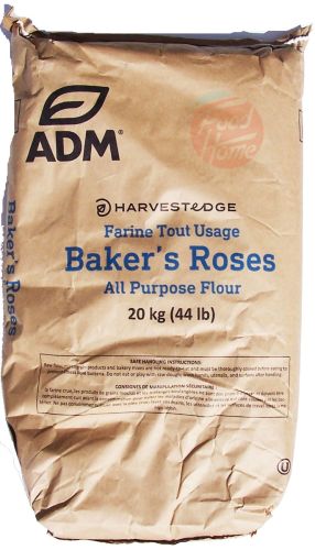 Baker's Rose all purpose flour in bag, 20-kilograms