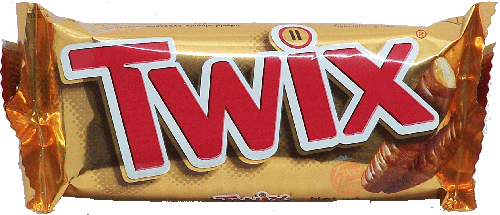 Twix caramel covered cookies coated with milk chocolate, 25 x 50-gram bars 10pk box