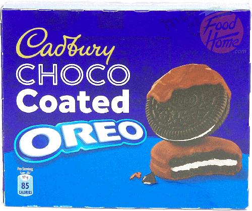 Cadbury Oreo coco coated cream filled cookie, 6 x 34-gram box (case of 10)