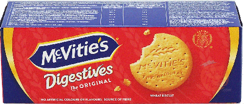 Mc Vitie's Digestives wheat biscuit, original, 400-gram boxes (case of 12)