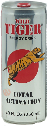 Wild Tiger Total Activation energy drink, 250-ml can (case of 24)