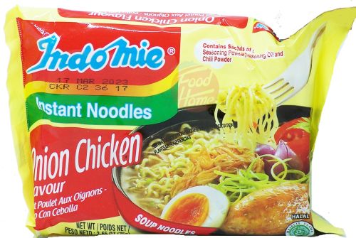 Indomie onion chicken flavor instant soup noodles, 2.65-ounce wrapper (case of 30)