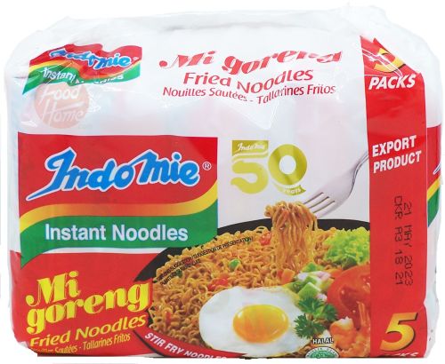 Indomie MI goreng instant fried noodles, 5 x 3-ounce packs (case of 6)