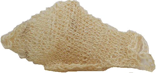 Odeco  loofa sponge, woolen mesh, product of Iraq 1ct Single, 10-count bags (master case of 10)