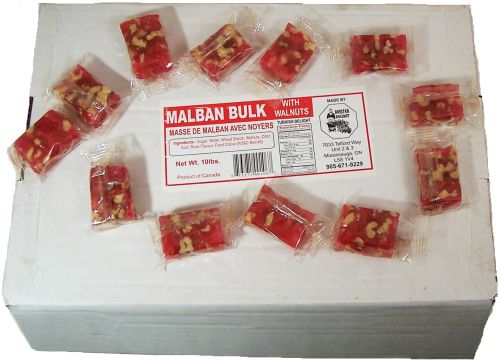 Master Delight  malban bulk with walnuts, turkish delight, bulk sale box 10lb Box