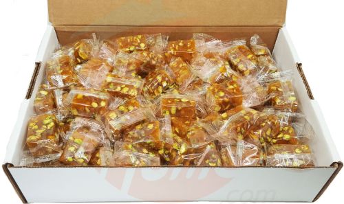 Master Delight  malban bulk soft candy with apricot & pistachios, individually wrapped 10lb Box