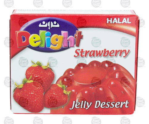 Noon Delight strawberry jelly dessert 120g Box