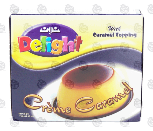 Noon Delight creme caramel with caramel topping dessert 73.5g Box