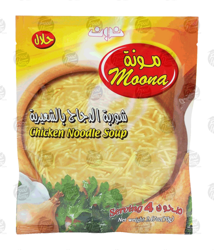 Noon Moona chicken noodle soup dry mix 2.47oz Package