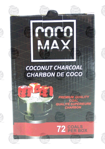Coco Max  coconut charcoal, 72-coals 1kg Box