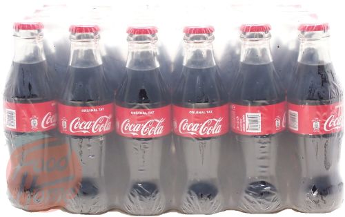 Coca-Cola  soda pop, 200-ml glass bottles 24pk Wrapper