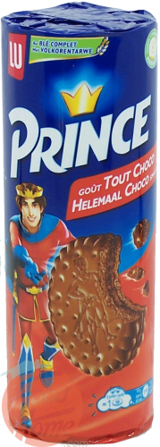 Prince gout tout choco helemaal choco smaak, 300-gram wrapped tube 24pk Box