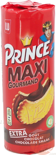 Prince Maxi Gourmand extra gout chocolat chocolade smaak, 250-gram tubes in wrapper 24pk Box