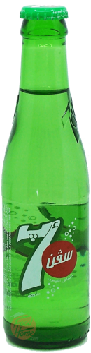 7Up  lemon, lime & bubbles soda pop, 250-ml glass bottles 24pk Tray