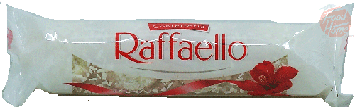 Confetteria Raffaello coconut wafer balls, 4-count, 40-gram wrappers, 16-count per box, master case of 4