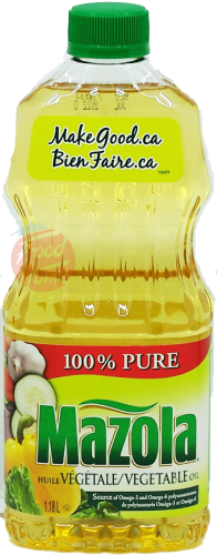 Mazola vegetable oil 1.18L Plastic Bottle pack of 12