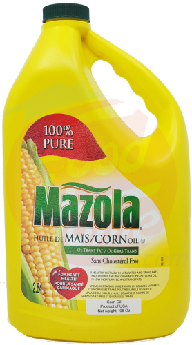 Mazola corn oil, 100% pure, 2.84-liter plastic jugs (case of 6)
