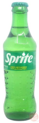 Sprite lemon lime flavored carbonated soda pop 250-ml glass bottles (case of 24)