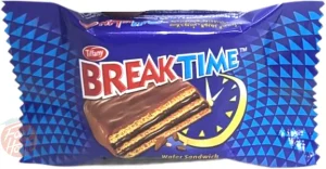 Tiffany Break Time wafer sandwich with milk chocolate, 15-gram wrappers, 24-count display boxes