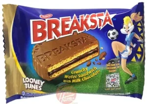 Tiffany Break star crunchy wafer sandwich with milk chocolate, 14.5-gram individually wrapped, 24-pack display box