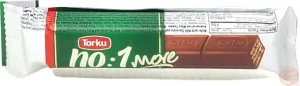 Torku no: 1 more more wafer with milk chocolate coating, 24 x 30-gram display box