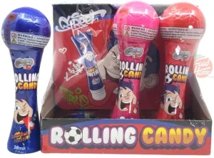 Cocco Candy Rolling Candy sour liquid candy various flavors, 12x30-ml dispensers (case of 8)