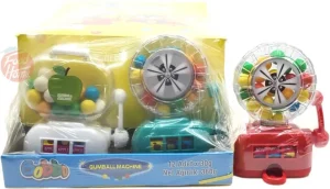 Bobbo gumball slot machine, 30-gram plastic in box (case of 12)