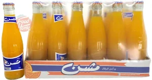Missin orange flavor gaseous drink 250-ml glass bottles (case of 24)