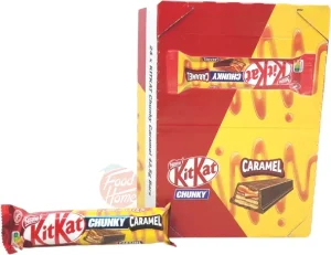 Nestle Kit Kat Chunky; caramel filled wafer with milk chocolate, 43.5-gram wrappers (case of 24)