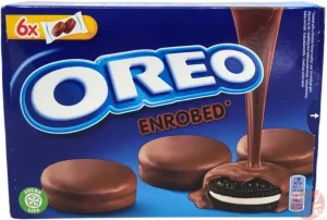 Oreo Enrobed chocolate covered oreo cookies, 6-individually wrapped, 246-gram boxes (case of 10)