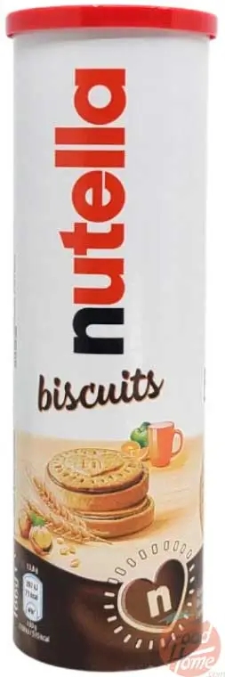Nutella biscuit with hazelnut cream filling, 5.9-ounce / 166-gram tubes (tray of 20)