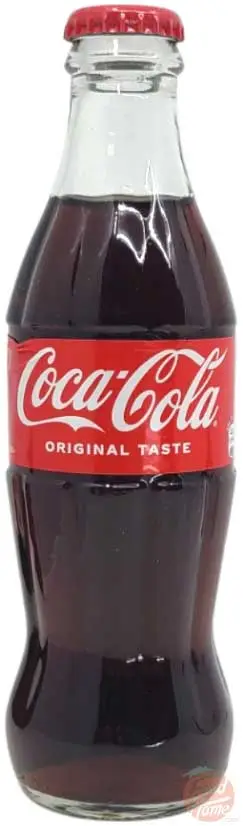 Coca-Cola cola, carbonated soda pop, 8.8-ounce / 250-ml glass bottles (case of 24)