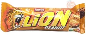 Nestle Lion peanut chocolate bar, 41-gram wrappers (case of 40)