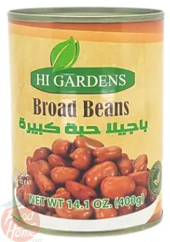 Hi Gardens broad beans, 14.1-ounce pull-top cans (case of 24)