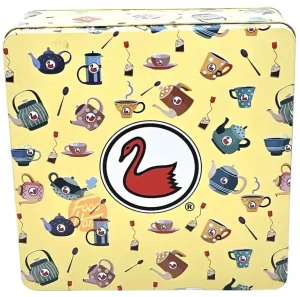 Alwazah Swan Brand Premium Collection; 4 kind variety pack, enveloped tea bags 100-count in cannister (case of 24)