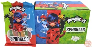 Sparkles Zag Heroez Micraculous, mix filled sour candy, 12x80-gram bag
